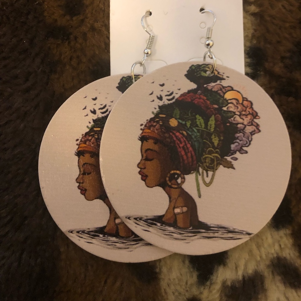 Light-weight Wooden Earrings